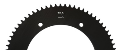 Sprocket for type 219 "inclined+half teeth"