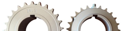 Sprocket C125 ERGAL 50mm – half teeth, Grey